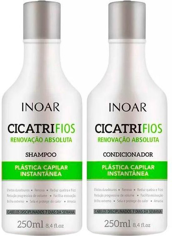 Inoar Cicatrifios Capillary Plastic Surgery Hair Frizz Free Kit