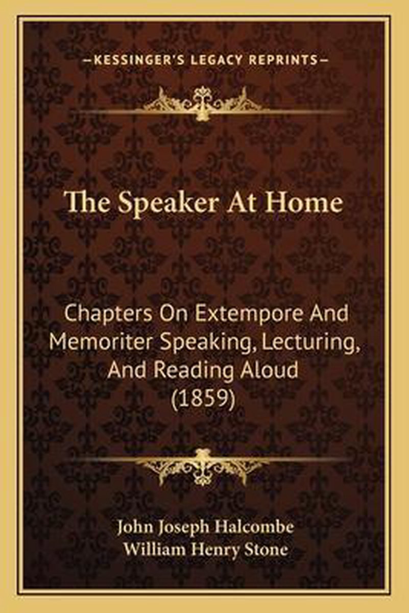 The Speaker At Home van John Joseph Halcombe