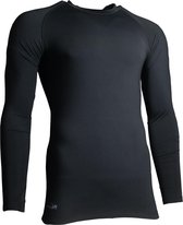 Precision Training Thermoshirt Basislaag Polyester Zwart Maat M