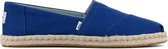 TOMS Vrouwen Canvas   Espadrilles / Damesschoenen   -  Alpargata Earthwise - Jeans blauw - maat 37