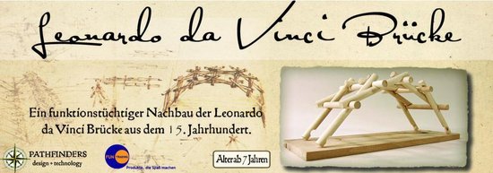 Leonardo Da Vinci – houten brug