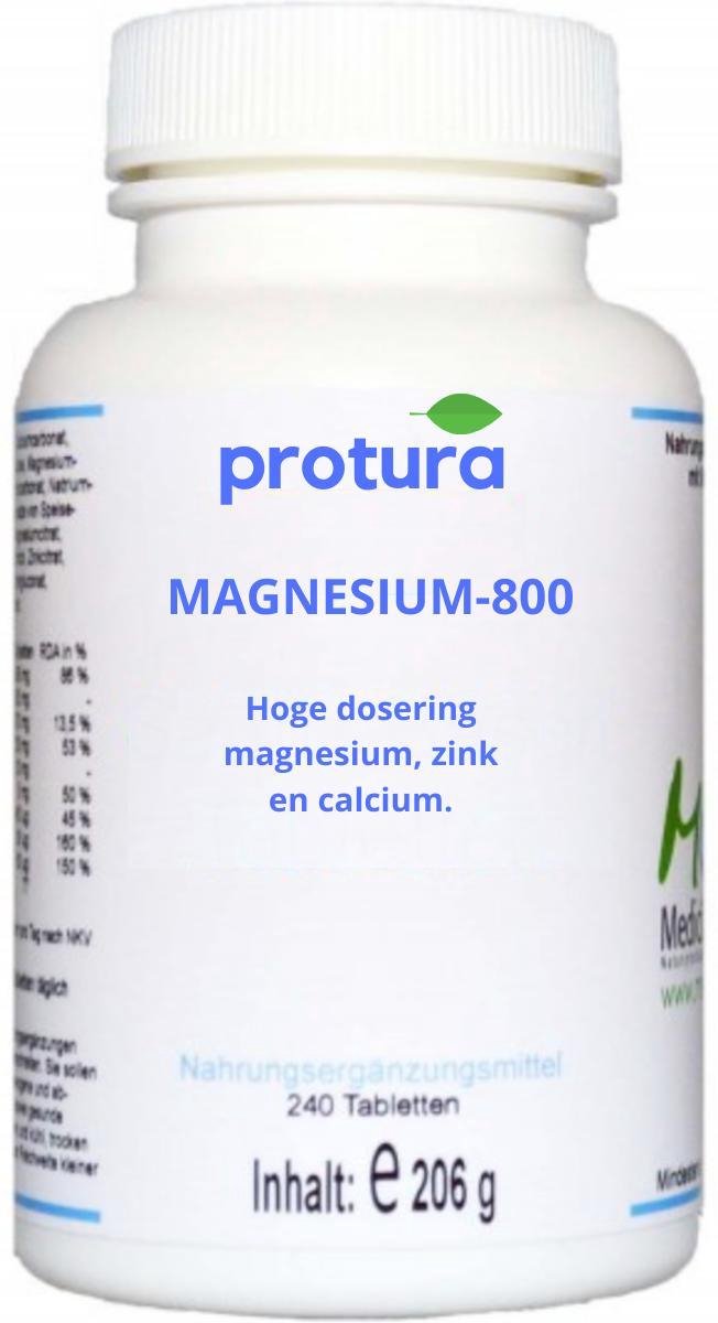 Bol Com Protura Magnesium Mineralen Voedingssupplement Hoge Dosering Supplementen