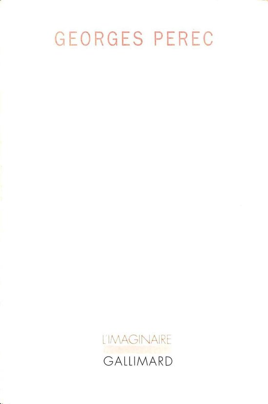 Éditions Gallimard LA DISPARITION, Français, Livre broché, 319 pages