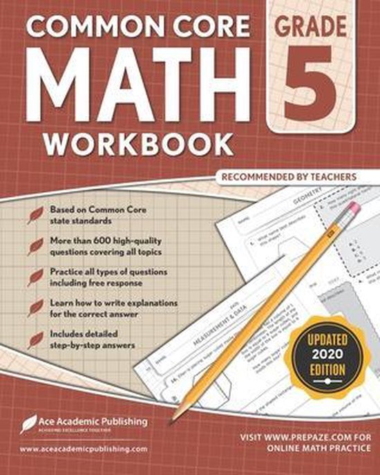 5th grade Math Workbook 9781949383072 Ace Academic Publishing Boeken