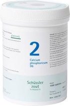 Schussler zout Pfluger nr 2 Calcium Phosphoricum D6 1000 Tabletten Glutenvrij