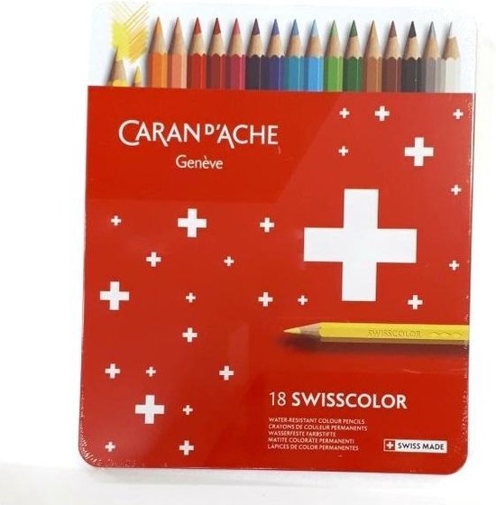 Caran d’ache – Kleurpotloden Caran d’Ache Swisscolor 18 stuks