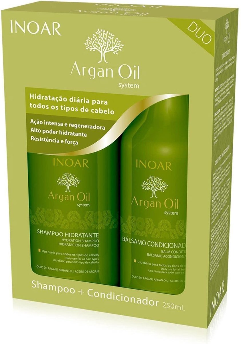 Inoar Argan 2x250ml Shampoo&Conditioner KIT