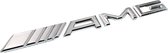 Mercedes AMG Logo - Auto Sticker - Car Accessories - Petronas - Zilver