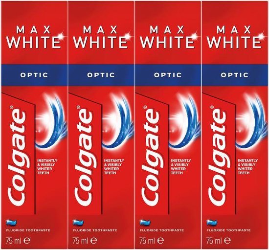 schilder Inspecteren dreigen Colgate Max White One Optic Tandpasta 4x 75 ml | bol.com
