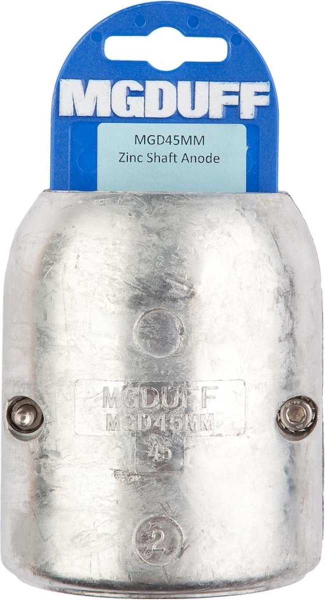 MGDUFF zinken schroefas Anode MGD45MM