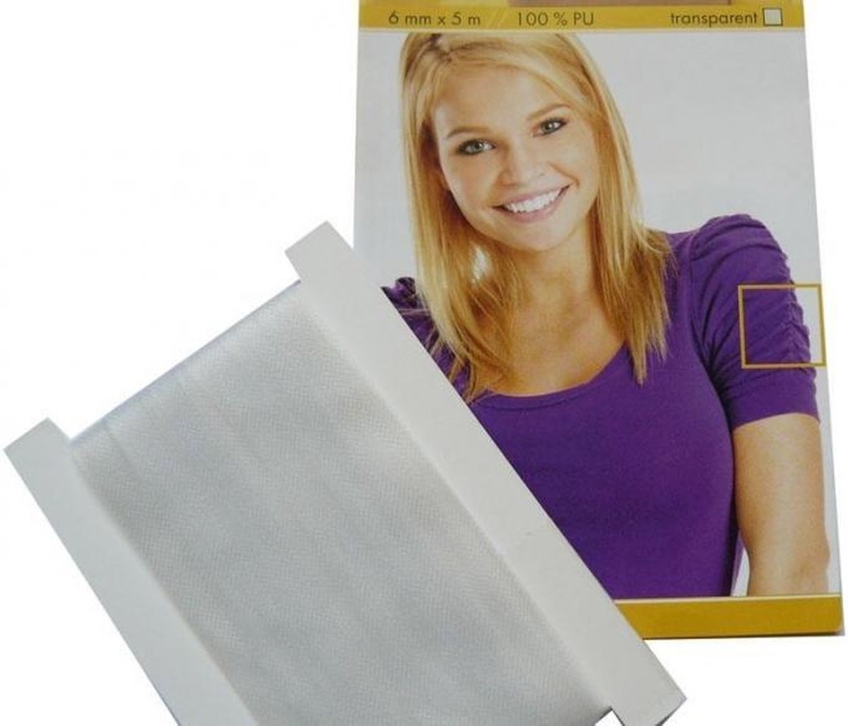 Vlieseline Framilastic T6 Bande Élastique Transparent 150M - Ultra Résistant Pour Fronces Et Couture