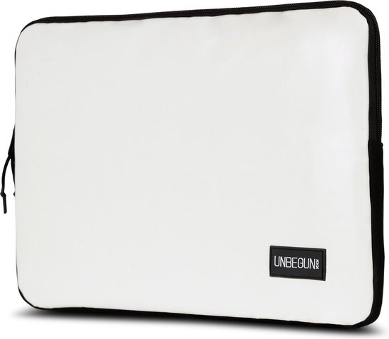 MacBook Pro 13 inch case (van gerecycled materiaal) - Witte laptop  sleeve/hoes voor... | bol.com