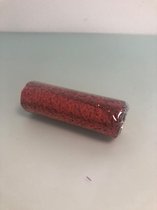 Mooie kerstslinger met rode glitter