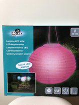 Premium Snoerloze Groene, Roze, Wit LED Solar Lampionnen Set – 3 Stuks  - Ø28cm | Grote Tuin Lampionnen met Zonnepaneel en Lichtsensor | Lampion Tuinverlichting op Zonne-energie |