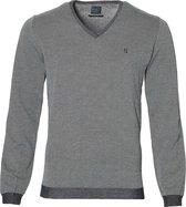 Nils Pullover V-hals - Slim Fit - Donkerblauw - S