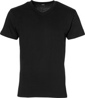 Jac Hensen T-shirt - V-hals - Zwart - 7XL Grote Maten