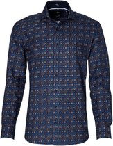 Jac Hensen Overhemd - Modern Fit - Blauw - 4XL Grote Maten