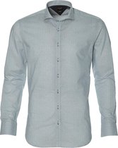 City Line By Nils Overhemd - Bodyfit - Blauw - 38