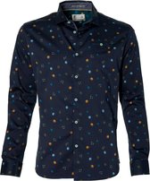 No Excess Overhemd - Modern Fit - Blauw - XL