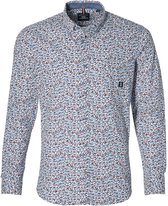 Lerros Overhemd - Modern Fit - Blauw - 5XL Grote Maten