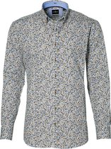 Jac Hensen Overhemd - Regular Fit - Blauw - 4XL Grote Maten
