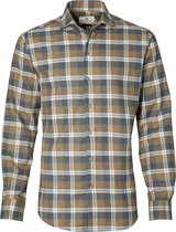 Gentiluomo Overhemd - Slim Fit - Greige - 39