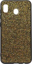 ADEL Siliconen Back Cover Softcase Hoesje Geschikt voor Samsung Galaxy A20e - Bling Bling Goud