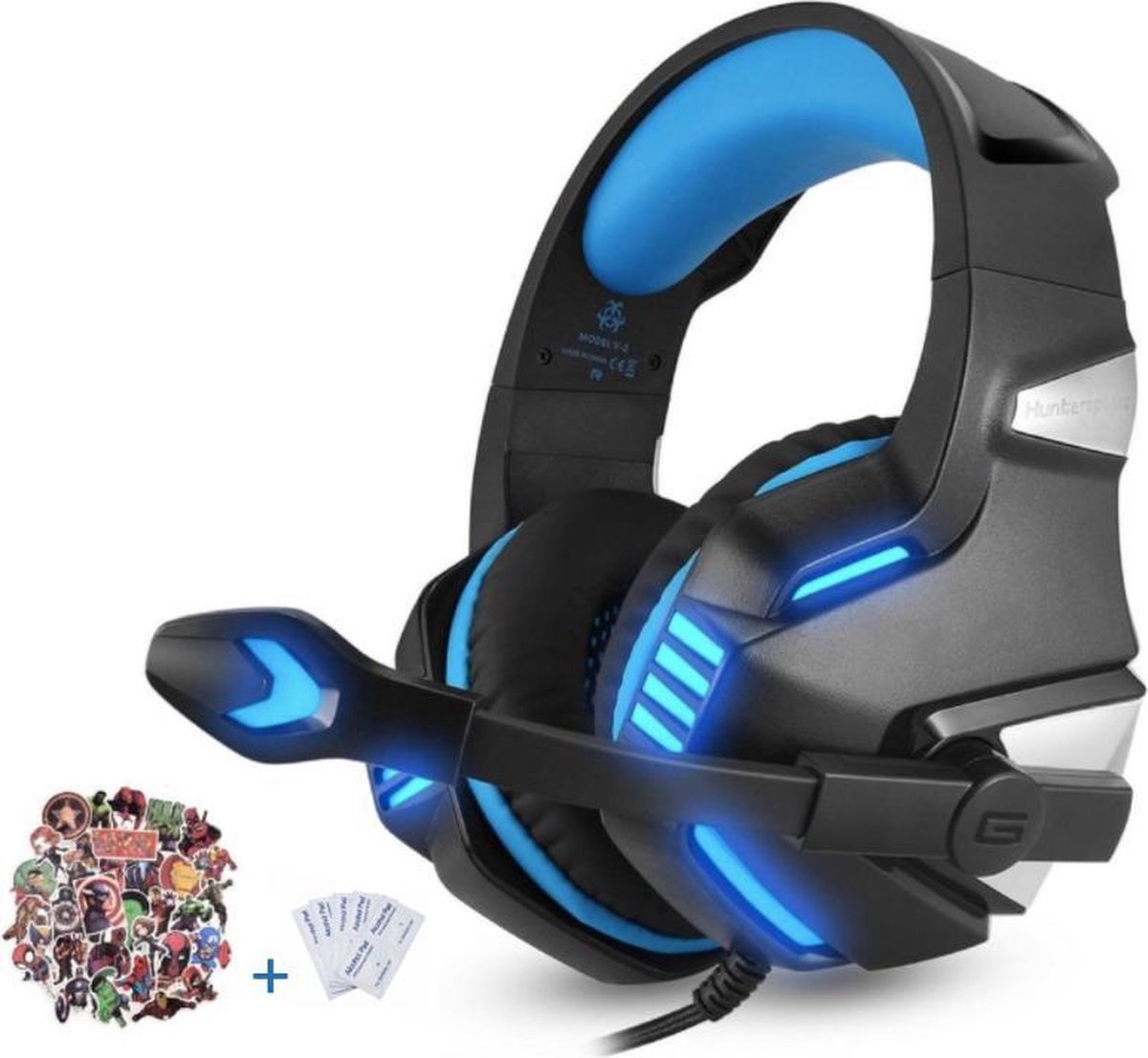 Hunterspider Gaming Headset - PS4, PS5 & Xbox One - Blauw