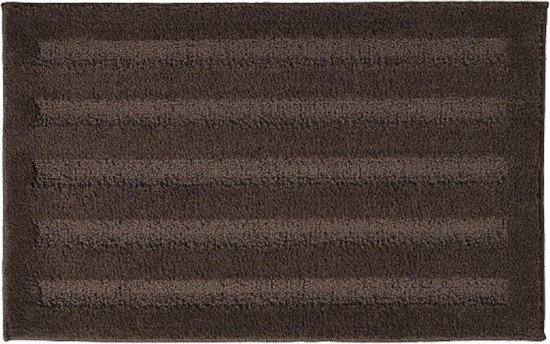 Lucy's Living Luxe Badmat TEMPO Brown Gerecycled – 50 x 80 cm – groen - katoen - polyester - badkamer mat - badmatten - badtextiel - wonen – accessoires - exclusief