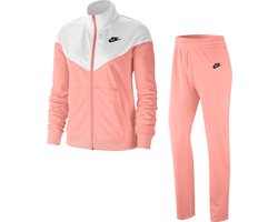 Cerebrum Nadeel inzet Nike Trainingspak - Maat M - Vrouwen - roze/wit | bol.com