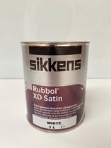 Sikkens-Rubbol XD satin-wit-2.5l-Buitengewone duurzame zijdeglanslak.
