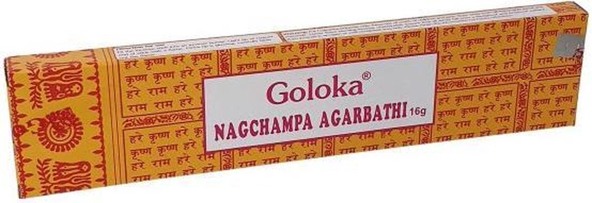 Wierookstokjes Goloka Nag Champa Agarbathi, 16 gr.