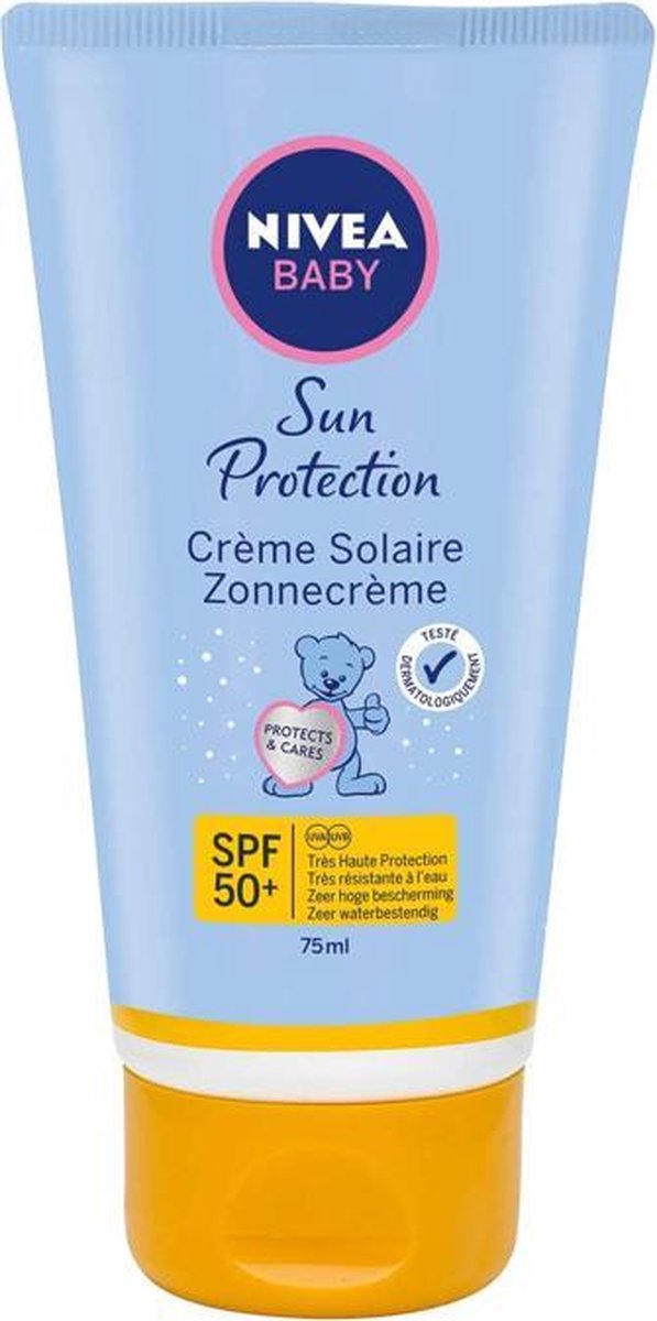 Correlaat deken hypotheek Nivea Baby Sun Protection Zonnecrème SPF 50+ - 75 ml | bol.com