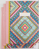 Schoolschriften - A5 Schriften - ACCESSORIZE LONDON - 3-pack schriften - gelijnd
