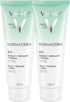 Vichy Normaderm 3 -in-1 Reinigingslotion - 2 x 125 ml - Onzuivere Huid