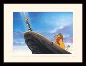 Poster - Disney Mounted & The Lion King Ledge - 40 X 30 Cm - Multicolor