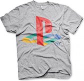 PLAYSTATION - T-Shirt Distressed Logo - CLEAR GREY (10Y)