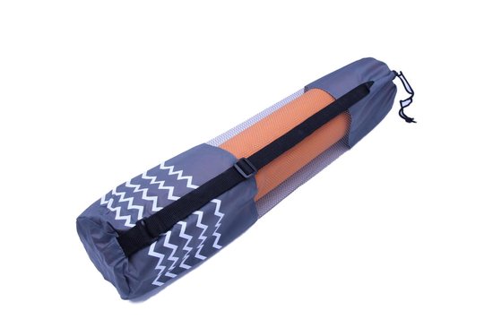 Yoga mat | Oranje | 183 x 61 x 0,4 cm | Inclusief draagtas