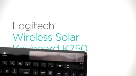 logitech k750 wireless solar keyboard pc