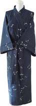 DongDong originele Japanse kimono met dragonfly design - Blauw - Katoen (zie maat in productbeschrijving)