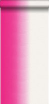 ESTAhome behang dip dye motief roze - 148606 - 53 cm x 10,05 m