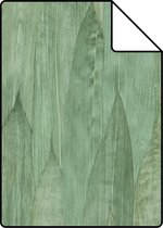 Proefstaal ESTAhome behang bladeren celadon groen - 138986 - 26,5 x 21 cm