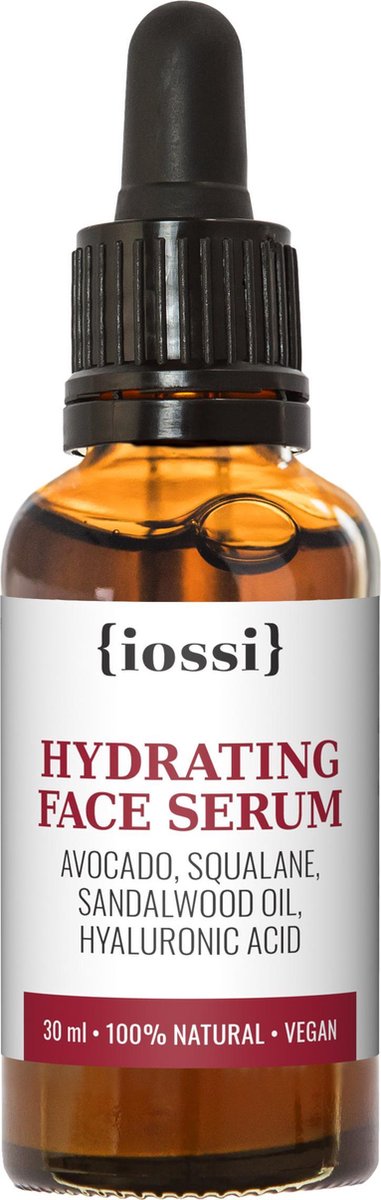 IOSSI | Avocado Hydrating Face Serum | Hydraterend Gezichtsserum | Natuurlijke Serum | Natuurlijke Huidverzorging | Anti-aging | Intensief Hydraterend | Herstellend | Kalmerend | Stralende huid | 30ml
