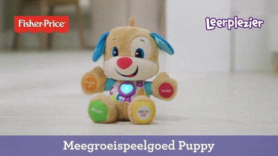 werper van nu af aan Harden Fisher-Price Leerplezier Eerste Woorden Puppy - Interactieve Knuffel |  bol.com