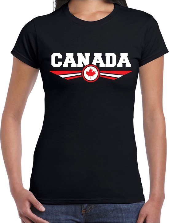t-shirt met Canadese vlag - - dames - landen / kleding - EK... | bol.com