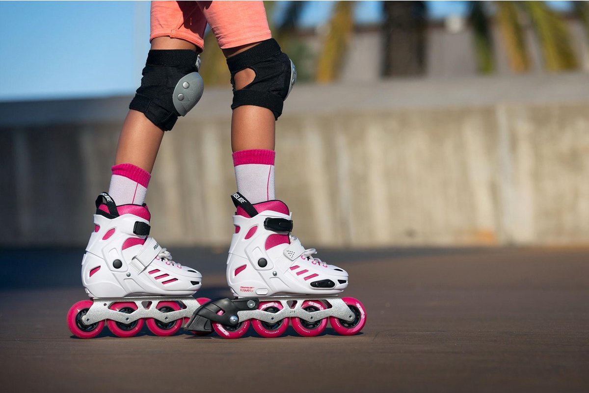One Urban Kids Inlineskates Khaan Sqd Textiel Wit