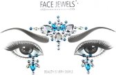 Body Jewels - plaksteentjes - Kristal stickers voor gezicht en lichaam - blauw
