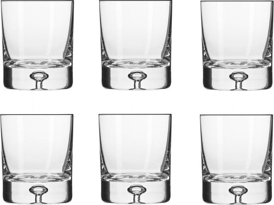 Collega Gevaar flexibel Whiskyglazen set 6 stuks Kristallen whiskyglas 'Legend' 250ml - van  Superieure... | bol.com
