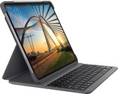 Slim Folio Pro voor de iPad Pro 12.9-inch - AZERTY indeling (Frans) - CENTRAL - Tablethoes - Grijs/Graphite