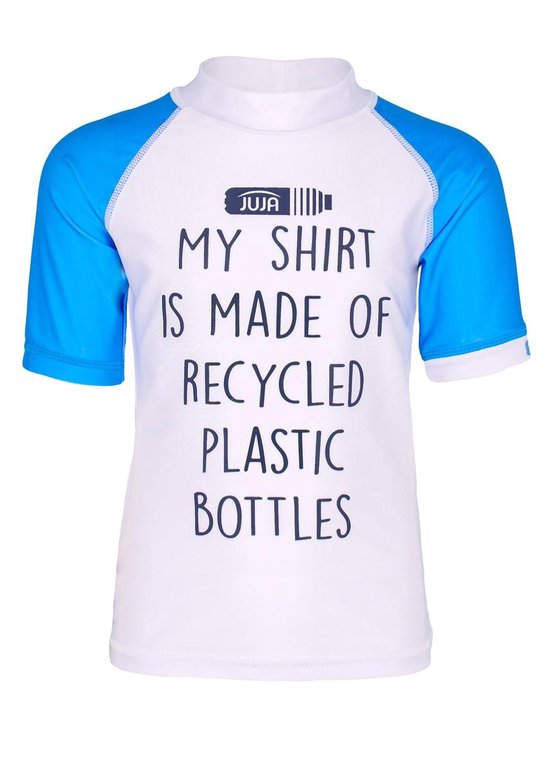 JUJA - UV Zwemshirt voor kinderen - korte mouwen - Made of - Wit - maat 92-98cm